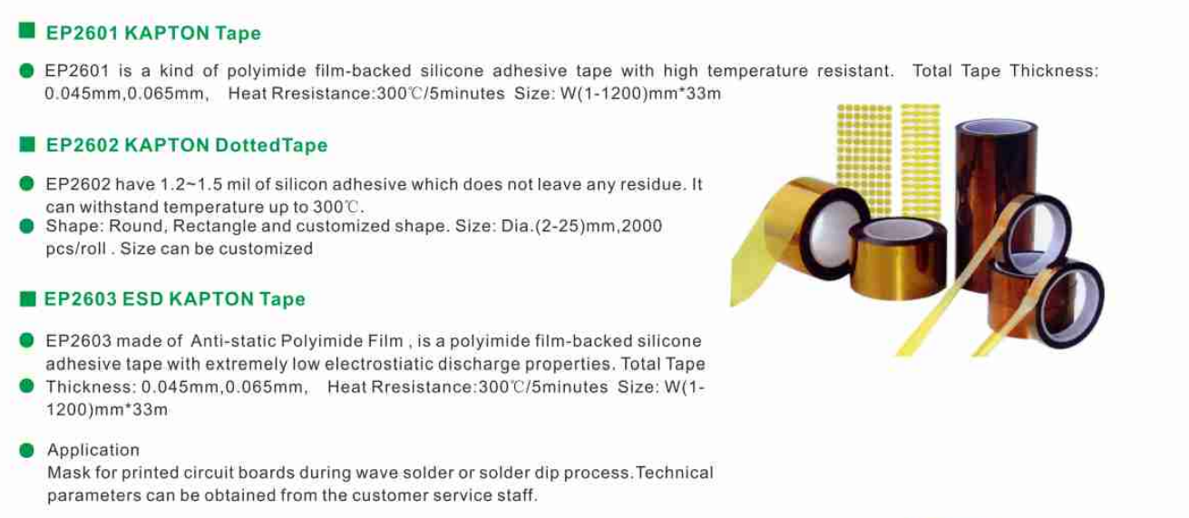 ESD Kapton Tape – JRPV Semicon Supplies Inc.